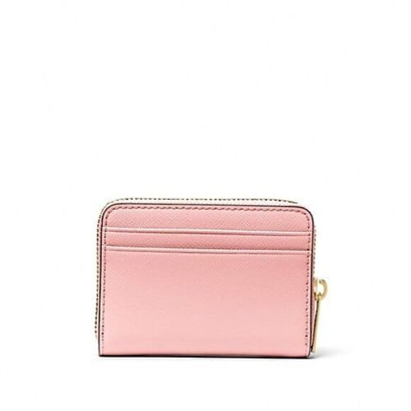 New Michael Kors Jet Set Travel Medium Saffiano Leather Wallet Powder Blush - Picture 3 of 3